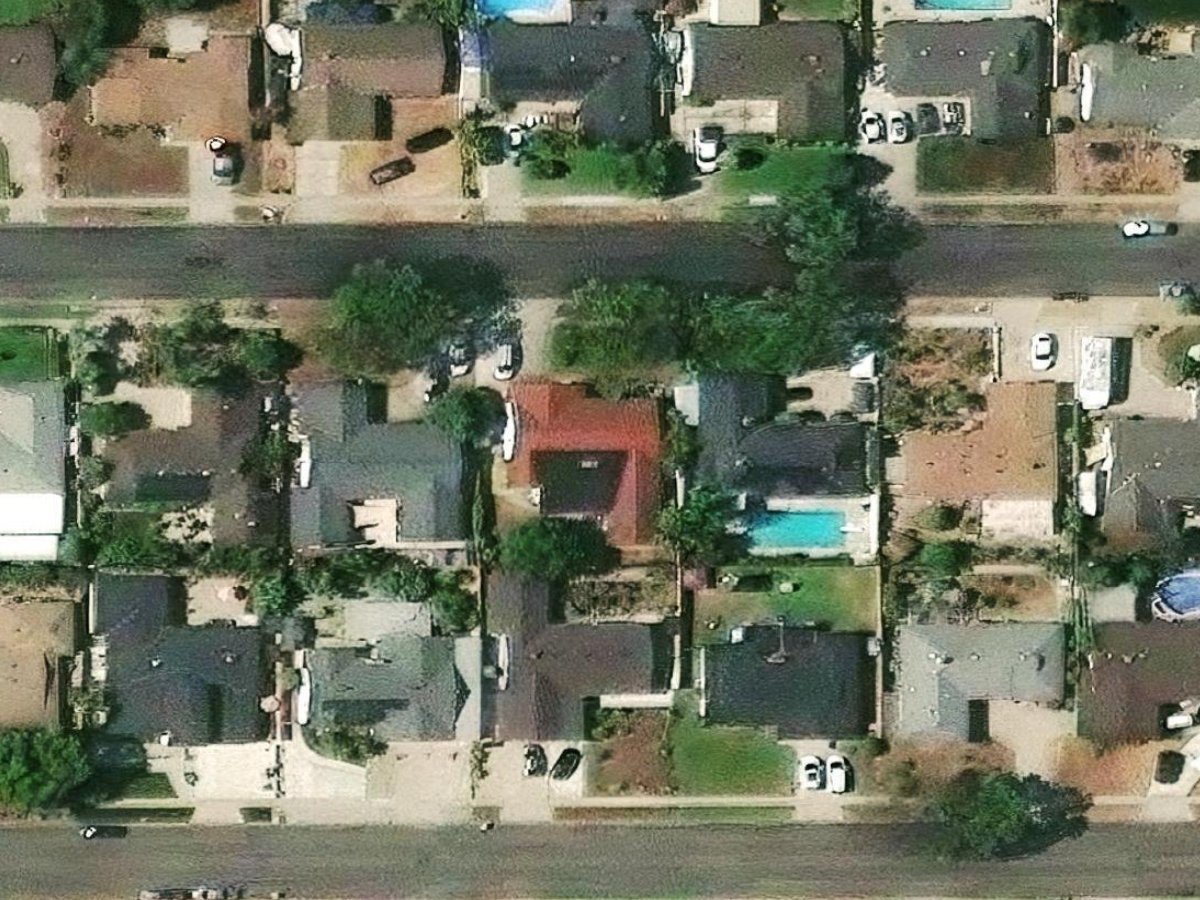 Aerial context for finding Maureen Drive